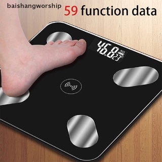 Bsw - báscula electrónica inteligente con Bluetooth para grasa corporal ​Escalas LED Digital balanza de peso caliente