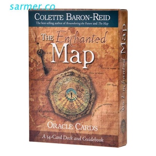 sar2 the enchanteds map 54 cartas de oráculo baraja misteriosa inglés tarot adivinación destino familia partido juego de mesa