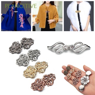 PLANGITIVE Fashion Cardigan Clip Winter Sweater Blouse Pin Shawl Brooch New Trendy Sewing Charm Gift Retro Clip Clasps