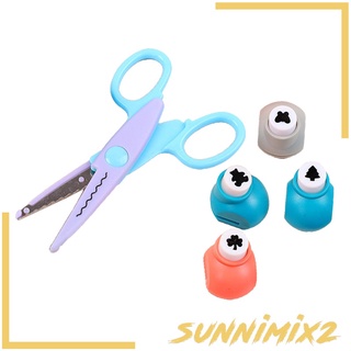 [Sunnimix2] 5 piezas Mini perforadora de papel para hacer Scrapbooking Craft Puncher formas DIY herramienta (7)