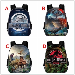 New Jurassic World School Backpack Girls Boys Bag Men Women Dinosaur Student Laptop