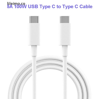 lileimo 100w 5a pd usb c a usb tipo c cable para carga rápida 4.0 type-c pd cable cargador.