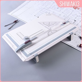 [Shiwaki3] Tablero de dibujo portátil 57x37cm técnica de redacción mesa de movimiento paralelo
