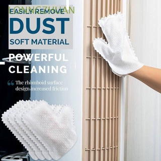 lonngzhuan 10pcs espesar guantes de limpieza de polvo reutilizables limpieza del hogar guantes no tejidos toallitas de polvo de coche super mitt microfibra lavado de ventanas eliminación de polvo