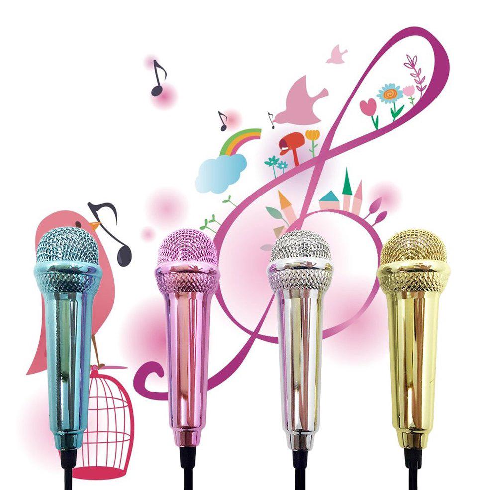 mini micrófono con cable de 3.5 mm para teléfono móvil tablet pc portátil discurso sing
