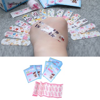Tuilieyfish 50Pcs Kids Children Cute Cartoon Band Aid Variety Different Patterns Bandages CO