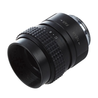 1 lente cctv negro 25 mm f1.4 y 1 lente de cine de montaje en c para canon eos m m2 m3 adaptador de lente de cámara anillo cctv lente (1)