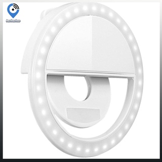 [nuevo]promoción: anillo de luz circular para teléfono con clip de luz led para selfie
