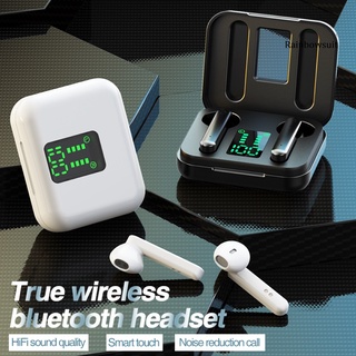 RB- TWS Wireless Bluetooth 5.0 LED Digital Display Earphones Stereo Music Headset
