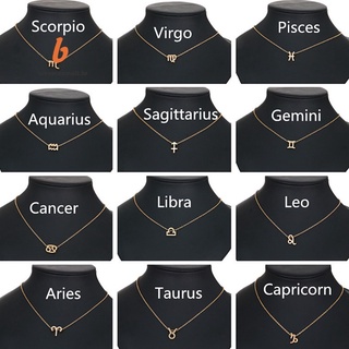 collar con colgante de 12 signos zodiaco para hombre