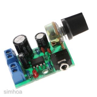 LM386 0.5-10W Audio amplificador de potencia módulo DC 3-12V estéreo Amp junta, bricolaje sistema de sonido componente (3)