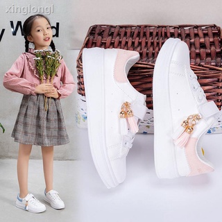 Zapatos de Placa de escuela para niñas 10 pequeños zapatos blancos 11 zapatos para niñas 12 Primavera y otoño 13 zapatos únicos 14 deportes R