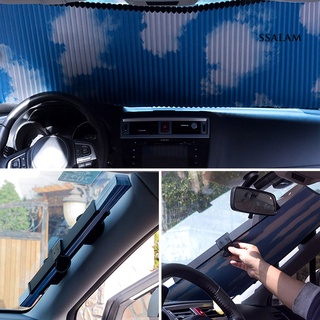 Car Window Anti-UV Retractable Foldable Windshield Sunshade Cover Shield Curtain