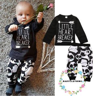 [wsv] camiseta de manga larga para bebé recién nacido+pantalones 2 piezas ropa (6)
