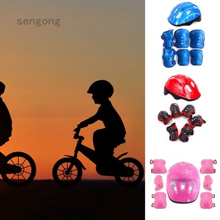 Sengong funda Sengong Selan A y rodillera Para niños y niñas/juego De niños Para Ciclismo/patineta/bicicleta