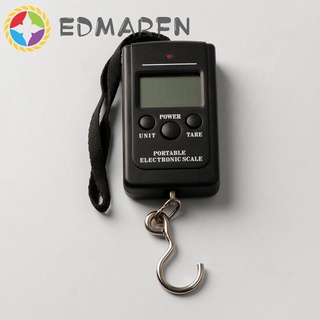 EDMARFN portátil 40 kg/10g electrónica colgante pesca Digital bolsillo gancho escala (8)