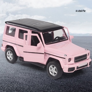 Kidsslife - coche de juguete ecológico, más pequeños detalles, aleación rosa, coleccionable, modelo de coche fundido a presión para niños (2)