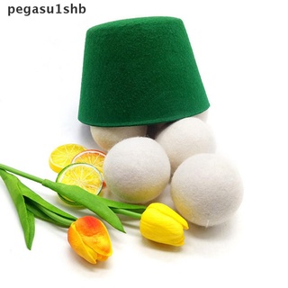 pegasu1shb 5 bolas secas de lana orgánica de lana natural suavizante de tela de lavandería premium reutilizable caliente