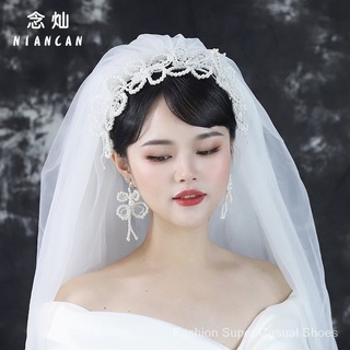 Niancanxinniang tocado mariposa perla diadema Super hadas Mori estilo boda estilo diadema pendientes boda accesorios para el pelo