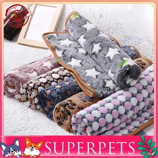 superpets Comfortable Printing Cat Puppy Blanket Bed Mat Cushion Blanket Pad Pet Supplies (1)