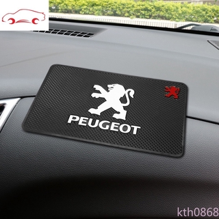 Kth0868 alfombrilla antideslizante para tablero de coche, alfombrilla adhesiva para Peugeot Logo Peugeot 4008 Rcz 5008 206 207 307 301 308 408 3008 508
