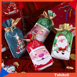 [ts] exquisita bolsa de caramelos elementos navideños bolsa de embalaje de caramelos resistente al desgarro para fiesta