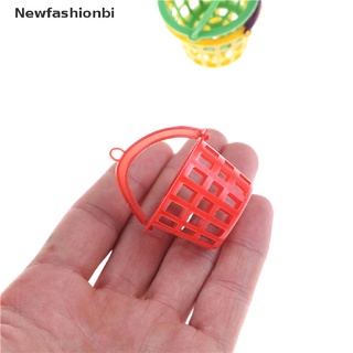 (newfashionbi) 3pcs 1:12 casa de muñecas miniatura modelo de juguete accesorios de plástico papelera cesta en venta