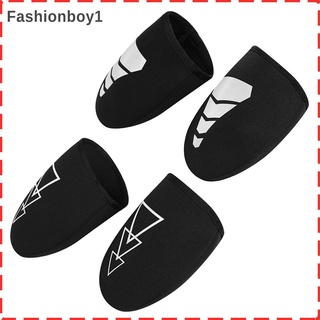 (fashionboy) 1 par de cubiertas de zapatos de ciclismo impermeables cálidas para bicicleta de carretera