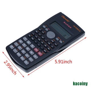 [KACOINY] Calculadora científica Digital LCD de 2 líneas multifunción de mano UBYH (3)