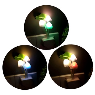 led 7 color sensor de luz de seta luz de noche lámpara de regalo de iluminación del hogar enchufe de ee.uu. (1)