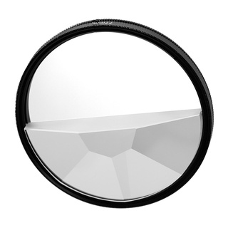 caleidoscopio semicircular vidrio prisma 77 mm efecto filtro foto tiro