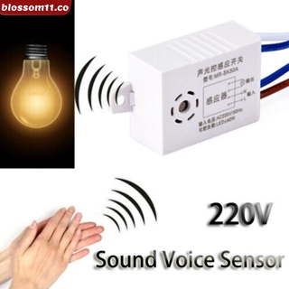 220v módulo detector automático apagado inteligente sensor de voz interruptor de luz blossom11.co