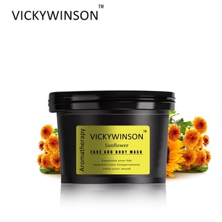 Vickywinson Girasol Aromatherapy Scrub 50G Exfoliator Face Cuerpo Crema