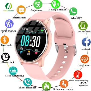 ZL01Smart Watch Mujer Tiempo Real Actividad Tracker Monitor De Frecuencia Cardíaca Deportes Señoras Reloj Inteligente Masculino Para Android Ios
