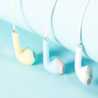 Pinangay auriculares cómodos mm In-ear con cable Universal Bicolor juego auricular con micrófono accesorio para teléfono