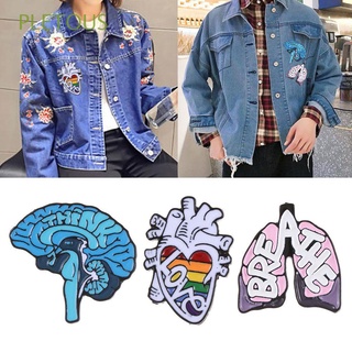 PLETOUS New Anatomy Heart Buckle Jewelry Brain Lung Enamel Pins Dripping Oil Men Women Fashion Clothes Jewelry Badge For Doctor Friends Brooch (1)