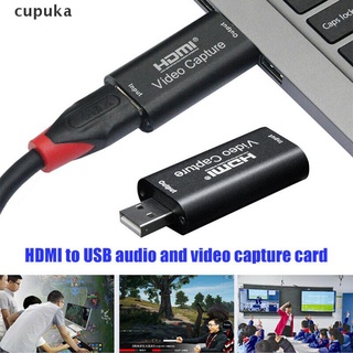 cupuka tarjeta de captura de vídeo usb hd a tipo c usb c usb 3.0 1080p con salida de bucle hdmi co