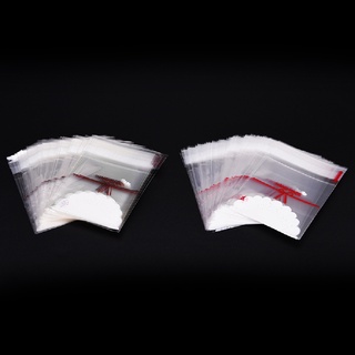 Tres 100 Bolsas De Regalo Con Estampado De Arco De Encaje , Diseño De Galletas De Navidad , Plástico Autoadhesivas Para , Paquete De Tartas De Caramelo .