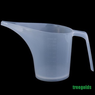 Treegolds Tip boca plástico jarra medidora taza graduada superficie cocina panadería herramienta