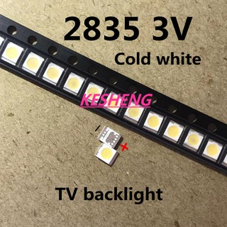 200PCS seúl SMD LED 3528 2835 3V 1W blanco frío 100LM de alta potencia para LCD TV retroiluminación (3)