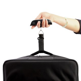 Báscula electrónica Digital portátil de equipaje de 50 kg/110 lb