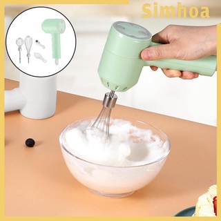 [SIMHOA] Batidora de mano de acero inoxidable batidora mezclador de crema batidora de huevo para hornear cocina