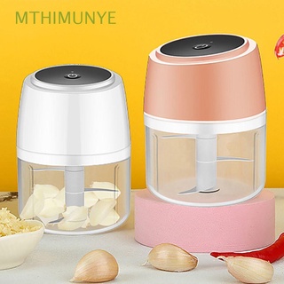 mthimunye mini molinillo de carne usb de carga de alimentos picador de ajo masher 100/250ml trituradora eléctrica vegetal electrodomésticos de cocina/multicolor