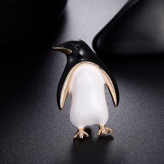 [ESIC] Cartoon Enamel Penguin Animal Lapel Collar Brooch Pin Bouquet Women Jewelry FGH