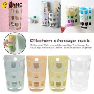 Jane portatil caliente estante De almacenamiento multiusos De cocina Sundries contenedor bolsa De Plástico bolsas De basura/Multicolor