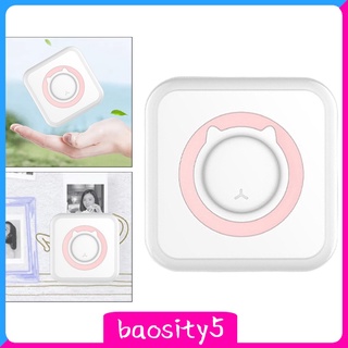 [baosity5] Mini impresora portátil de bolsillo para /Android, Bluetooth Mini impresora térmica, impresora móvil para teléfono fotográfico, con papel de impresión para diario, notas (3)