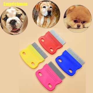 [Emprichman] cepillo de limpieza de dientes de acero inoxidable para mascotas/perros/gatos/cepillo de limpieza de pulgas (1)