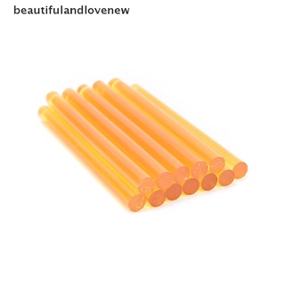 [hermoso y amor nuevo] 12 x palos de pegamento de queratina profesional para extensiones de cabello humano amarillo (2)