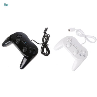 lin classic control de juego con cable para juegos control remoto pro gamepad para wii