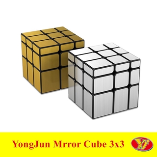 Yongjun espejo 3x3x3 Magic rubik cubo YJ profesional velocidad rompecabezas antiestrés juguetes educativos para niños